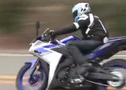 バイク並走撮影